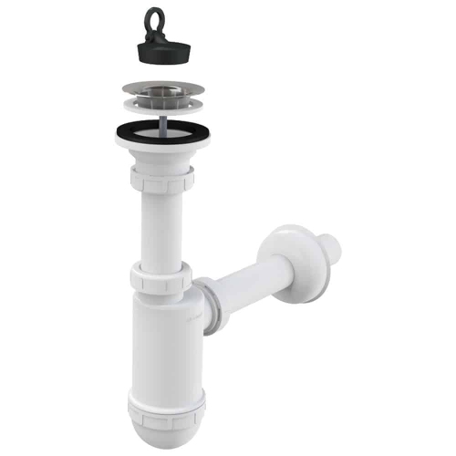  Sifon pentru lavoar (A411) 2 1/2 32  Alb