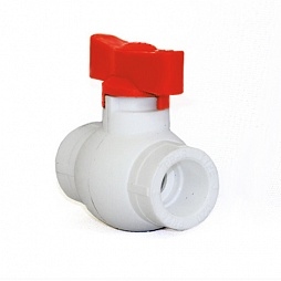 Robinet bila PPR d25 roșu RTP